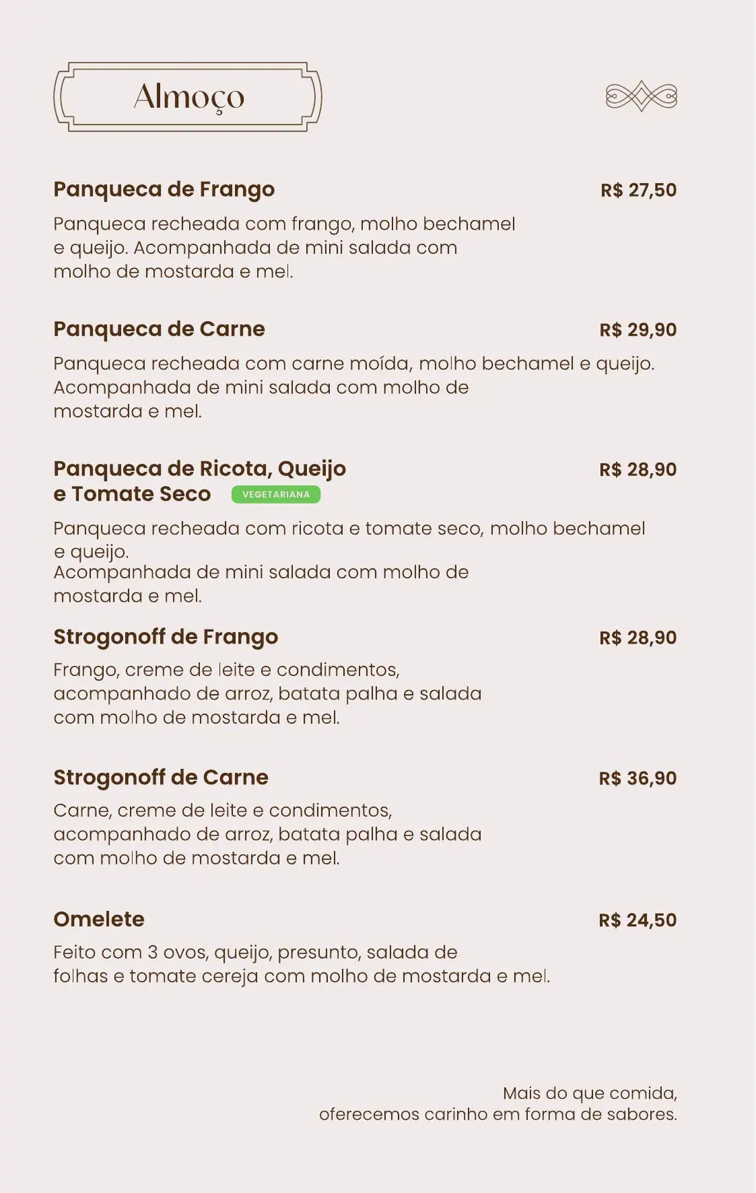 Cardápio Boutique Café Araucária — página 18