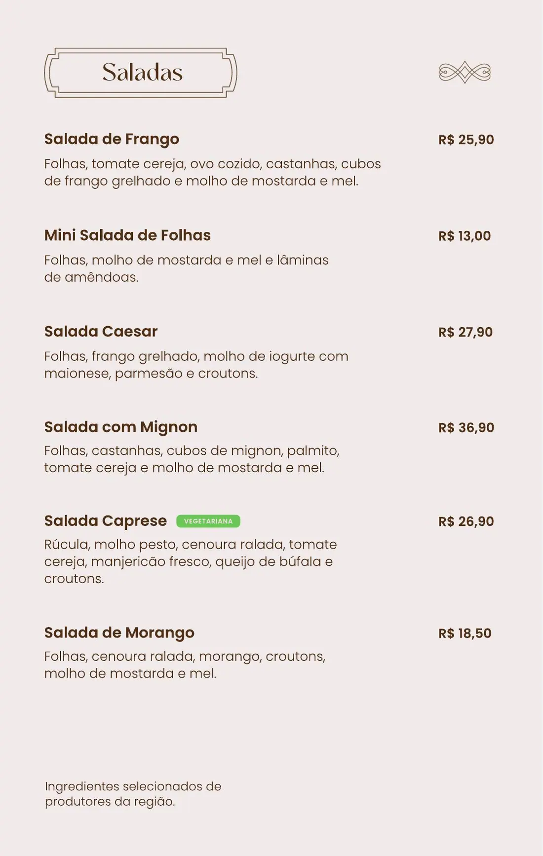 Cardápio Boutique Café Araucária — página 21