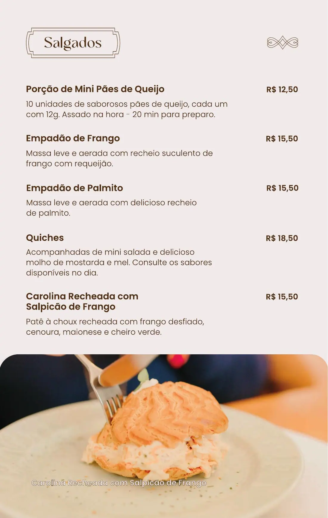 Cardápio Boutique Café Araucária — página 10