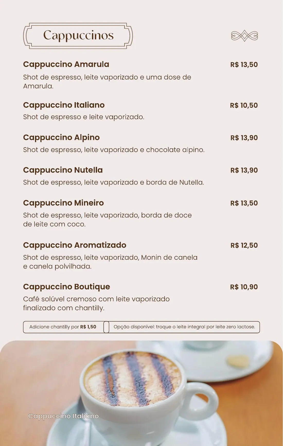 Cardápio Boutique Café Araucária — página 23