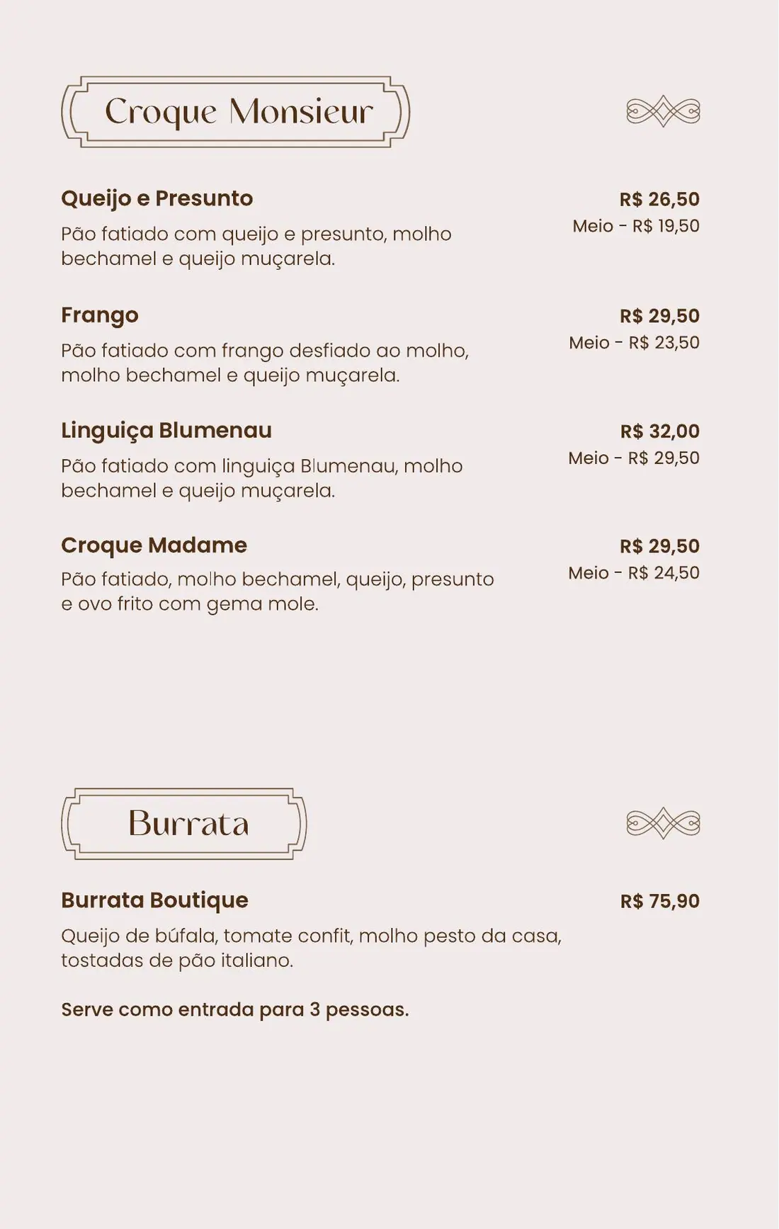 Cardápio Boutique Café Araucária — página 14
