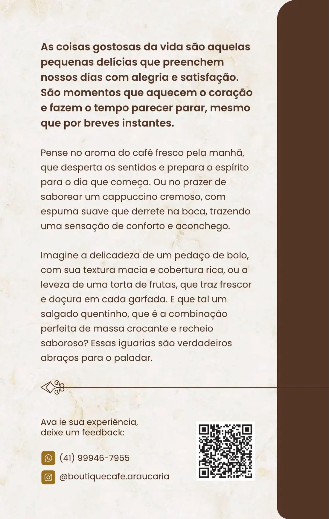 Cardápio Boutique Café Araucária — página 34