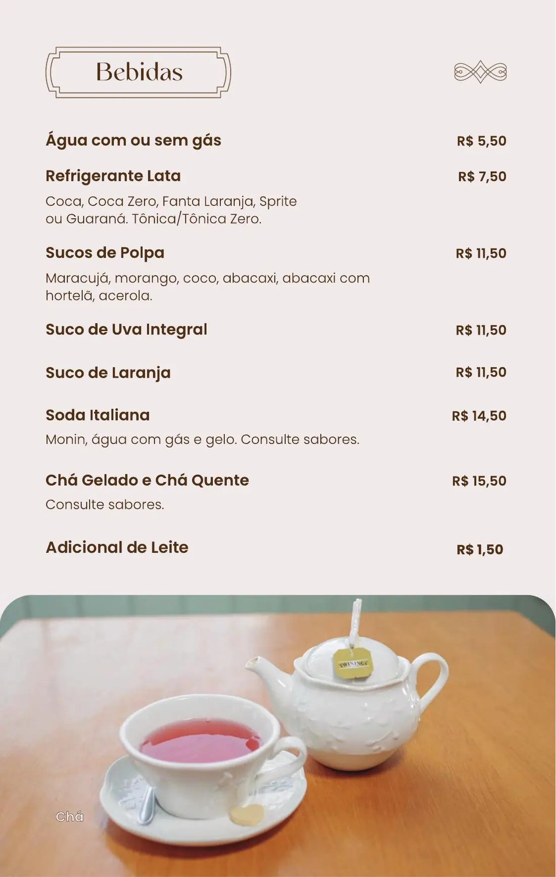 Cardápio Boutique Café Araucária — página 29