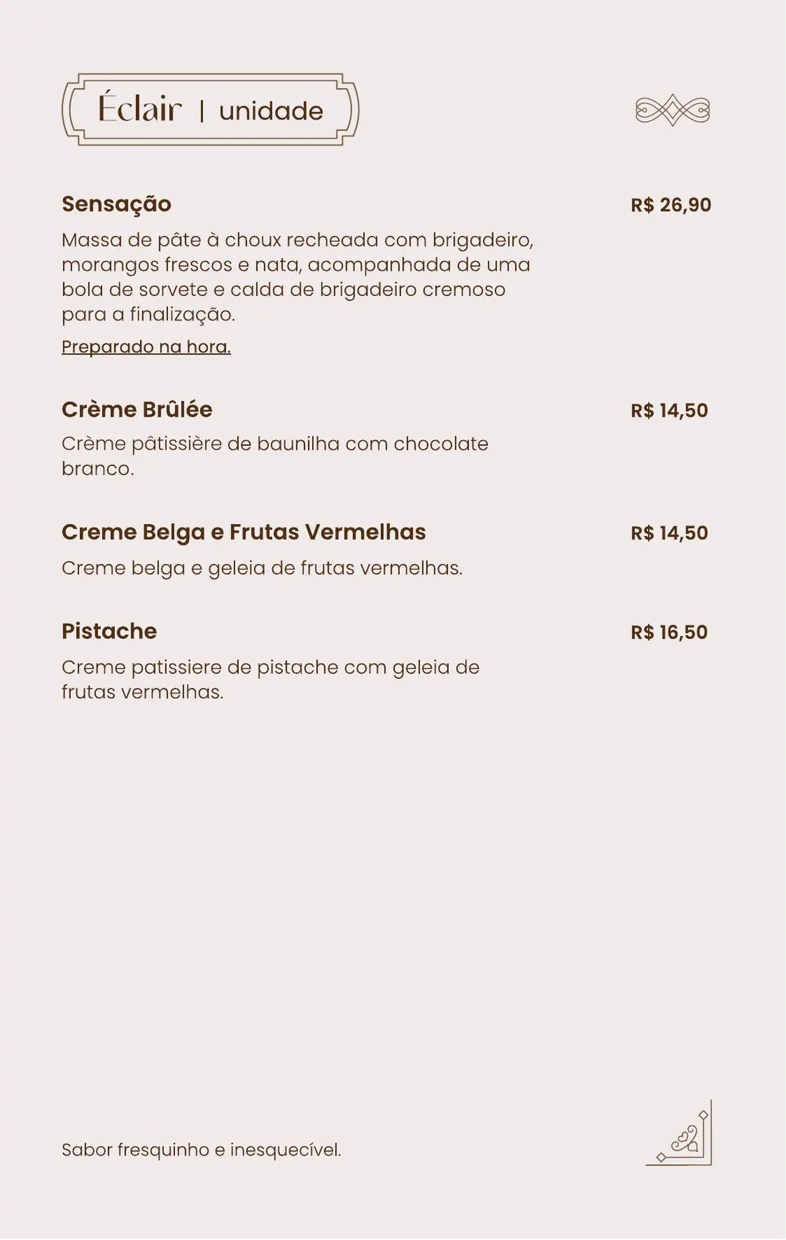Cardápio Boutique Café Araucária — página 5