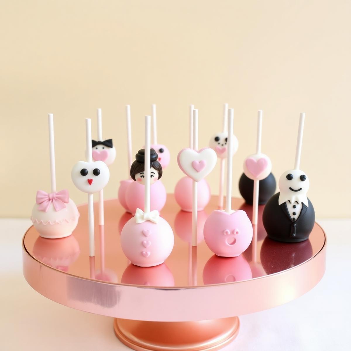 Pirulitos personalizados e cake pops para festa em Araucária