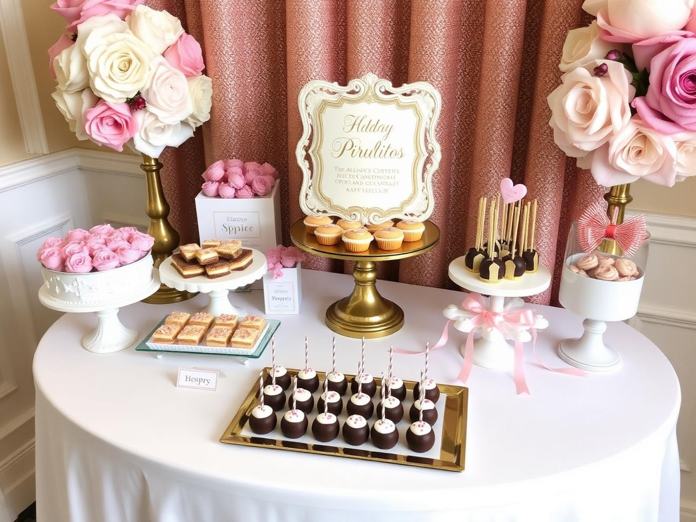 Mesa de doces personalizados Boutique Café Araucária